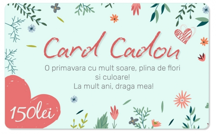Vezi oferte>>CARD CADOU in valoare de 150 RON