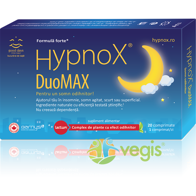Vezi oferte>>Hypnox DuoMAX 20cpr • BIOPOL