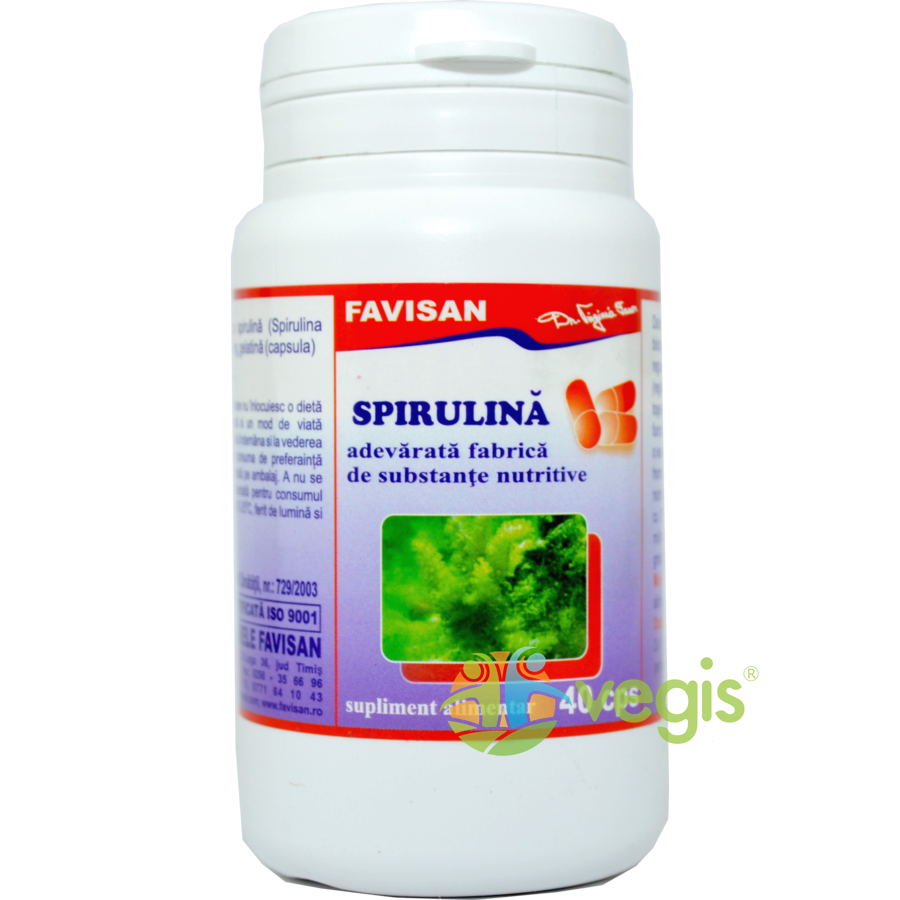 Vezi oferte>>Spirulina 40cps • FAVISAN